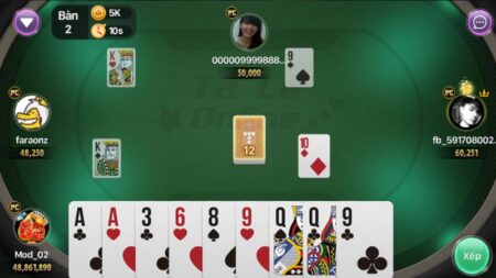 Chơi Phỏm Tá Lả để thử thách kỹ năng chiến thuật của bạn