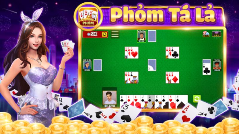 Phỏm tá lả là trò chơi bài quen thuộc và rất được yêu thích tại Việt Nam