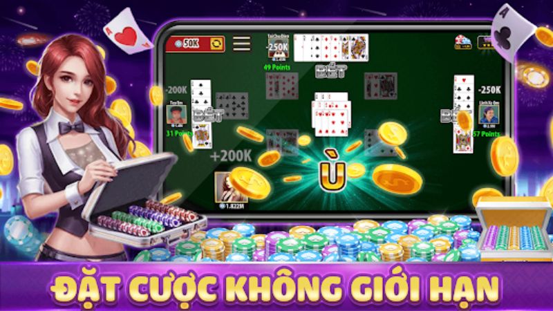 Phỏm tá lả tại Win79 có giao diện dễ sử dụng, giúp bạn nhanh chóng hòa nhập vào trò chơi