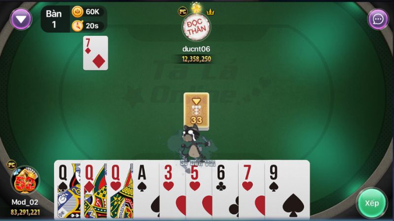 Phỏm Tá Lả tại Win79 mang lại cơ hội thắng lớn