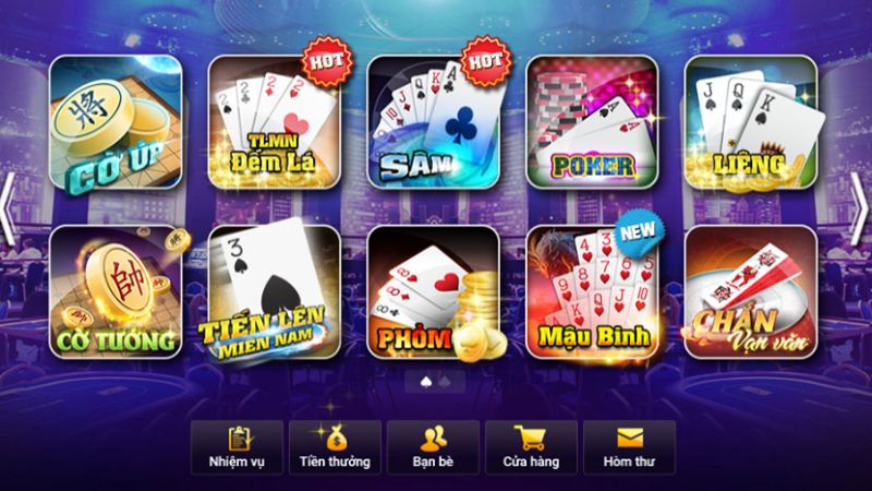Win79 cung cấp một loạt các trò chơi bài online phổ biến, giúp người chơi có nhiều sự lựa chọn